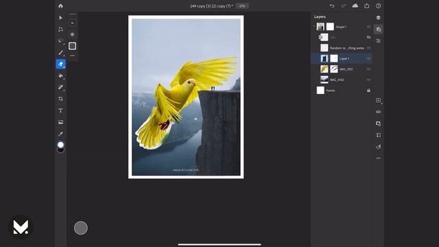 PHOTOSHOP IPAD PRO | Tweety | One retouching a day #270 смотреть онлайн