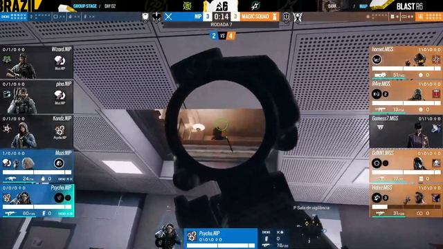 Magic Squad vs NiP | Blast R6 Brazil League Stage 1 2023 смотреть онлайн