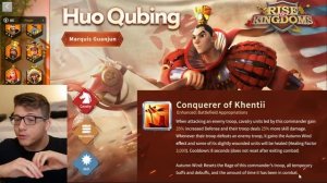 Huo Qubing NEW Legendary CAVALRY Commander! Rise of Kingdoms