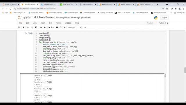 MultiModal Search (Text+Image) using TF MobileNet , HF SBERT in Python on Kaggle Shopee Dataset смотреть онлайн
