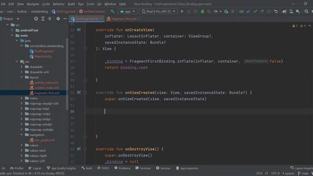 View Binding in Android Jetpack | Mastering MVVM design pattern смотреть онлайн