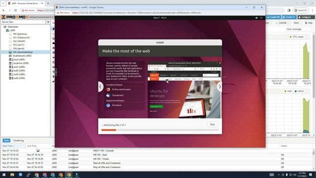 Installing Ubuntu Desktop on Proxmox VE смотреть онлайн