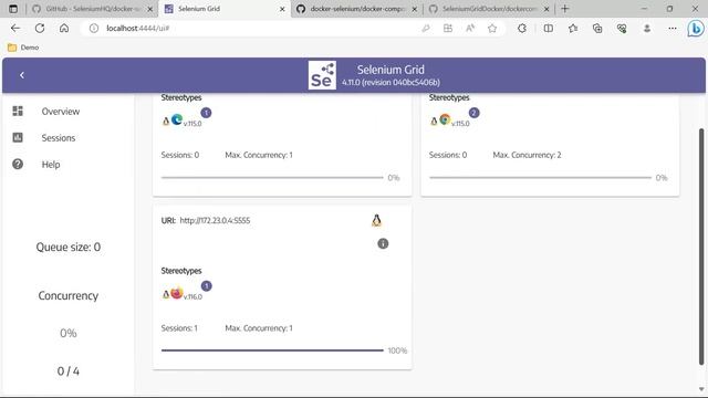 3. Selenium Grid 4 using Docker- Video Recording смотреть онлайн