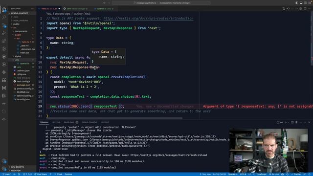 Boost Your Next.js Project with OpenAI: Step-by-Step Tutorial for Beginners смотреть онлайн