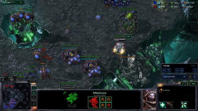 Starcraft II -- Heart of the Swarm -- MMA (T) v Life (Z) on Deadwing LE смотреть онлайн