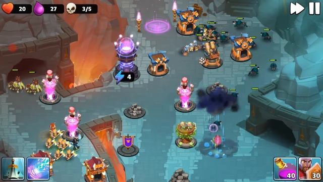 Castle Creeps TD - Chapter 12 Level 45-Bad JuJu 3 Stars смотреть онлайн