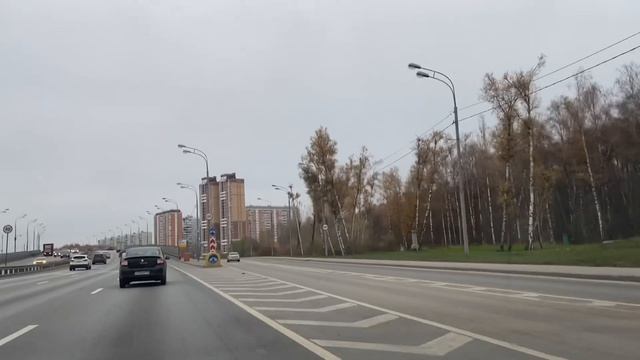 Крупнейшая магистраль Москвы! Строительство новых станций метро! На машине с комментариями! смотреть онлайн
