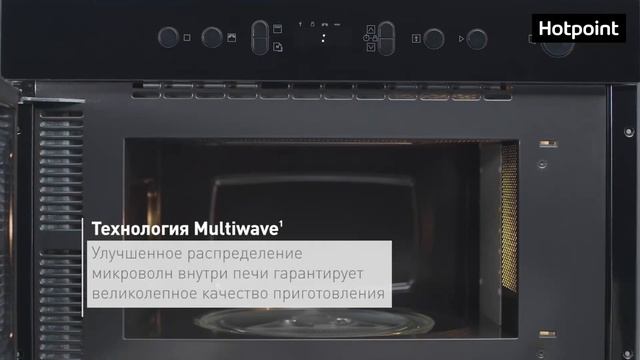 Встраиваемая микроволновая печь Hotpoint MN 613 IX HA смотреть онлайн