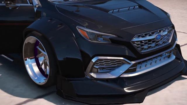 Subaru Impreza WRX 2022 Bodykit GTA 5 смотреть онлайн