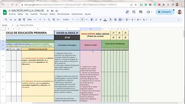 Tutorial MACROPLANTILLA "PROYECTO LOMLOE" смотреть онлайн