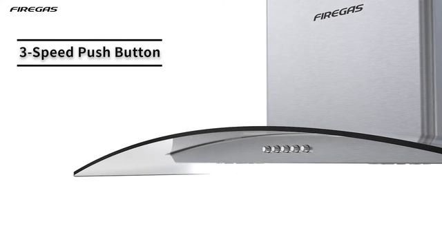 Firegas 30 inch Curved Glass Range Hood смотреть онлайн