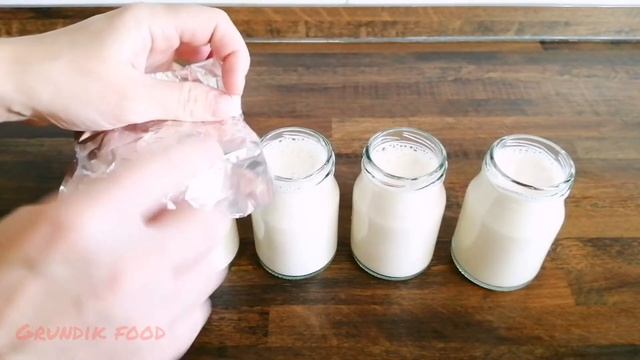 Йогурт на топлёном молоке без йогуртницы и без закваски | Yogurt with baked milk смотреть онлайн