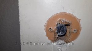 Установка накладного замка на старое место