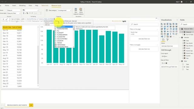 Power BI Time Intelligence: Comparing the Same Month Previous Year Using PARALLELPERIOD смотреть онлайн