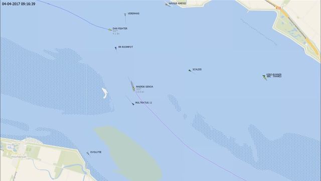 Container ship Maersk Genoa in collision with Cargo ship Dan Fighter in Antwerp port смотреть онлайн
