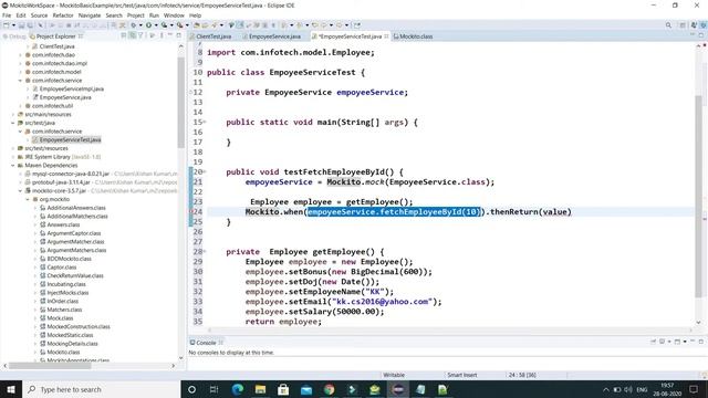 Mocking an interface with Mockito || Mockito 3 Tutorial || Mockito Interview Question смотреть онлайн