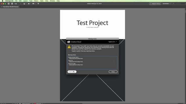 How to Find Missing Fonts in Adobe Indesign смотреть онлайн