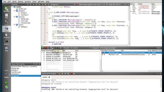 C++ Qt 118 - Debugging with Qt Creator смотреть онлайн
