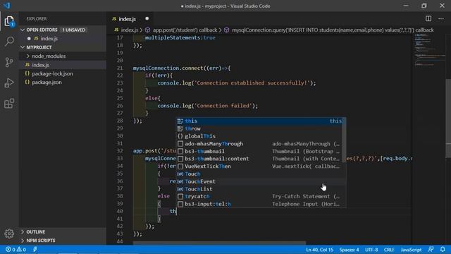 Node JS Tutorial - Nodejs + Mysql CRUD смотреть онлайн