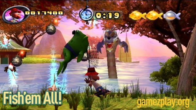 Fish'em All! arcade video game with real coin-op flavour! on Nintendo WiiWare смотреть онлайн