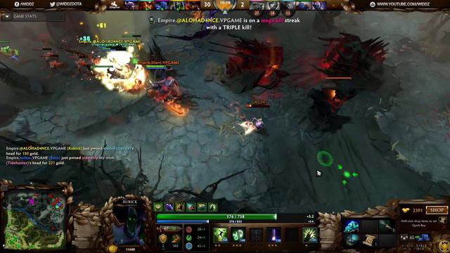 Empire.ALOHADANCE Rubick "322" Rampage @ ESL Major Qualifier DOTA 2 смотреть онлайн