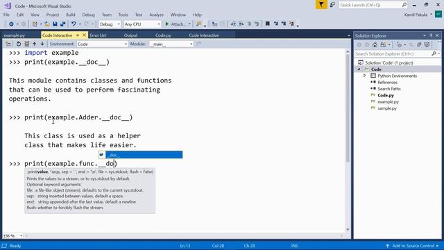 Docstrings in Python смотреть онлайн