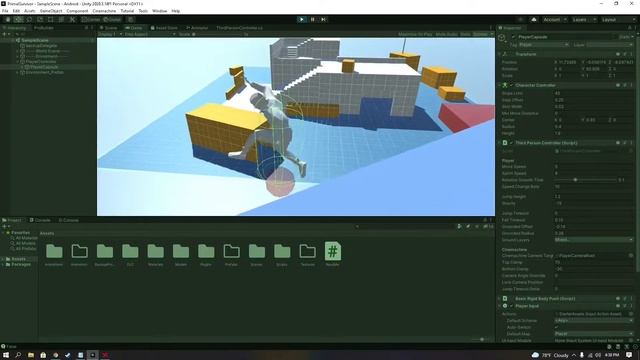 Unity Starter Assets Third Person Character Controller Slope Issue смотреть онлайн