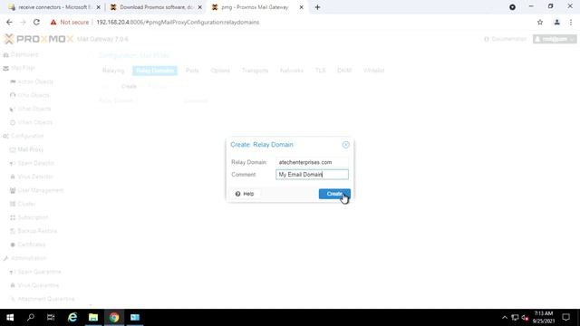 Exchange Server 2019 Open Source Spam filtering Proxmox mail gateway Install and Configure смотреть онлайн