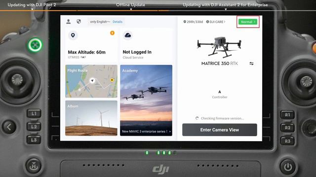 DJI Matrice 350 RTK ｜Firmware Update смотреть онлайн