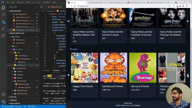 Build React Search Filter And Responsive Image Carousel Slider | React Redux Toolkit Tutorial - 3 смотреть онлайн