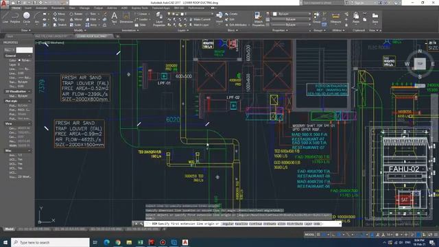 HVAC-DUCT MEASUREMENT FROM AUTOCAD смотреть онлайн