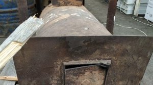 отопление теплицы,печь из бочки,мои ошибки