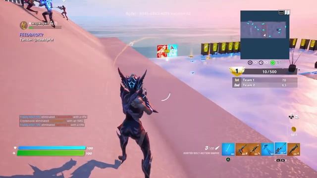 Fortnite Summer vs Winter game mode смотреть онлайн