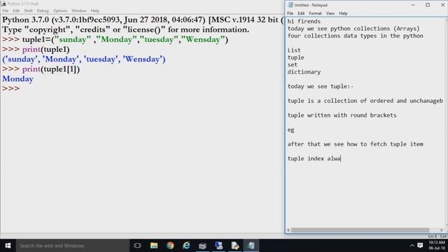 Tutorial -10 Python Working With Tuple смотреть онлайн