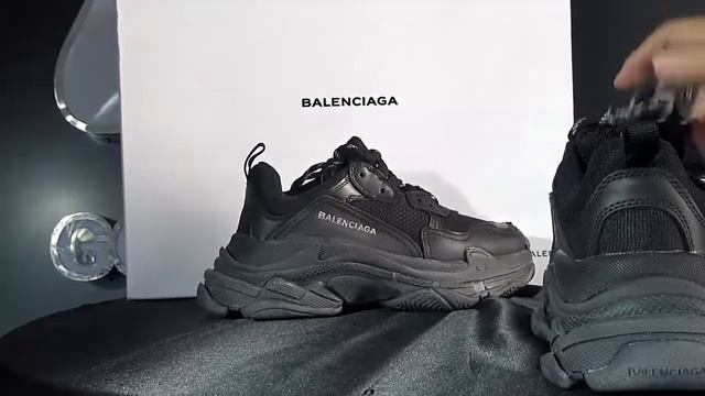 2018 balenciaga triple s all black 200$ what you think it? смотреть онлайн