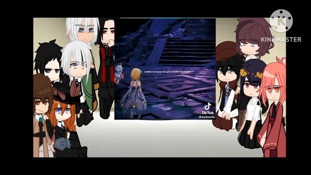 BSD react to genshin characters as their children• part 2/5|| смотреть онлайн
