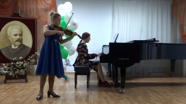 Г.Купер "Тарантелла", исполняют Ткаченко Алиса(скрипка) и Саратовская Дарья (фортепиано) смотреть онлайн