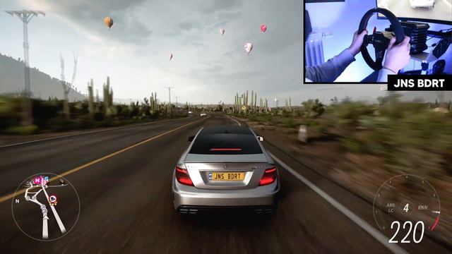 Mercedes-Benz C63 AMG Black Series | Sunset drive | Forza Horizon 5 - Fanatec CSL DD Gameplay смотреть онлайн