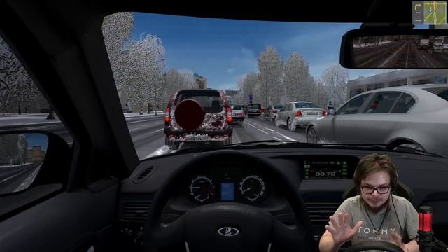 БУЛКИН ТАКСУЕТ (CITY CAR DRIVING С РУЛЁМ) смотреть онлайн