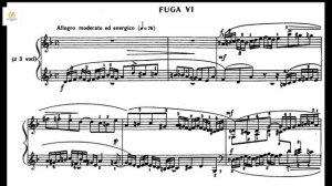 И.С. Бах. ХТК, том 2: Прелюдия и фуга No. 6 ре минор