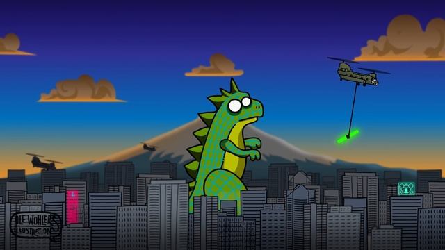 goodzilla animation test смотреть онлайн