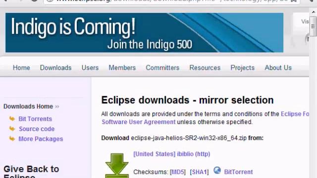 Installing Eclipse IDE смотреть онлайн