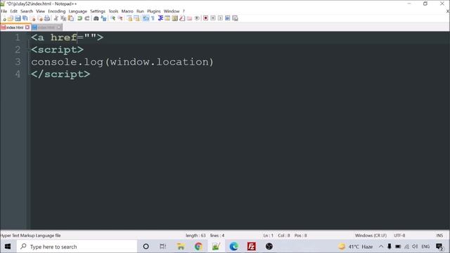 JavaScript Location Object | Step by step JavaScript in Hindi | Day51 смотреть онлайн
