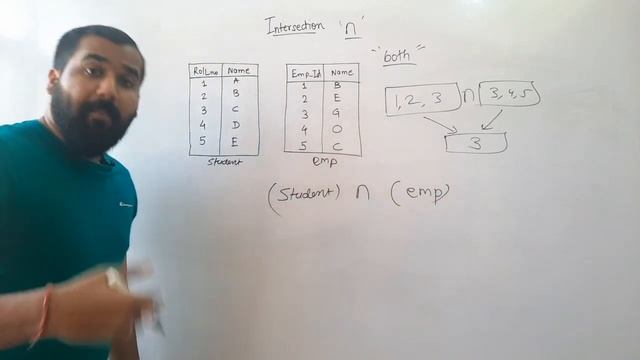 Intersection Operation Explained with Example in Hindi l Relational Algebra l DBMS Series смотреть онлайн