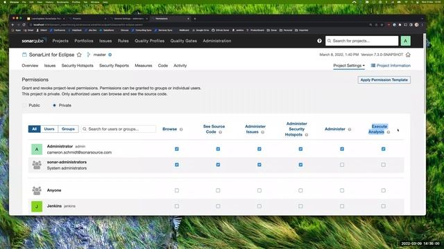 SonarQube Administration смотреть онлайн