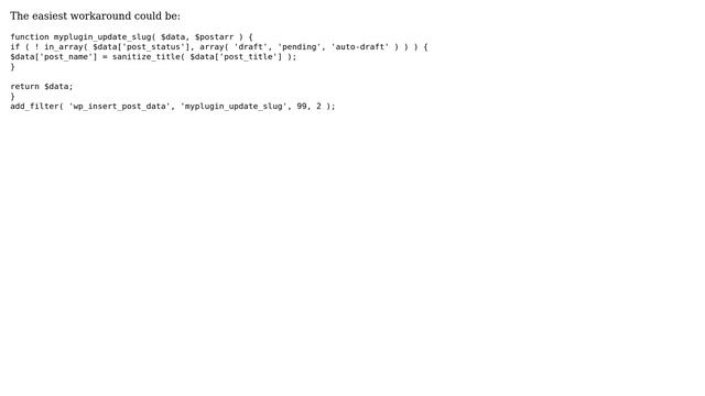 Wordpress: Force post slug to be auto generated from title on save (4 Solutions!!) смотреть онлайн