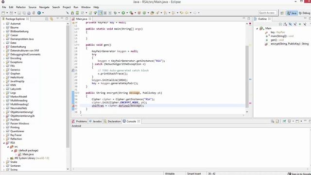 Java Tutorial RSA [Deutsch] смотреть онлайн