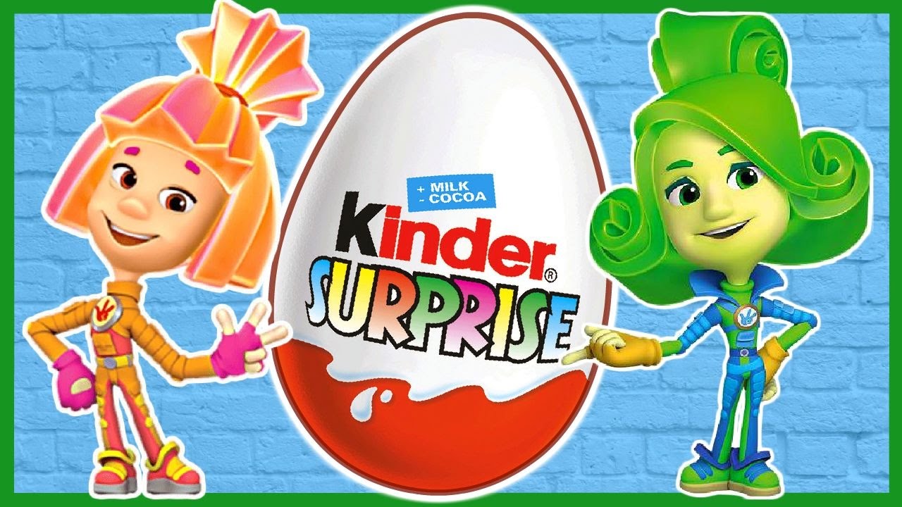 Фиксики. Изучаем цвета с Киндер Сюрпризами. Раскраска Kinder Surprise. смотреть онлайн