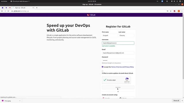 Git/GitLab on Linux смотреть онлайн