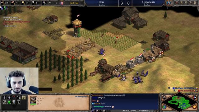 Goths vs Britons | 1v1 Arabia | vs Yo | AoE2 смотреть онлайн